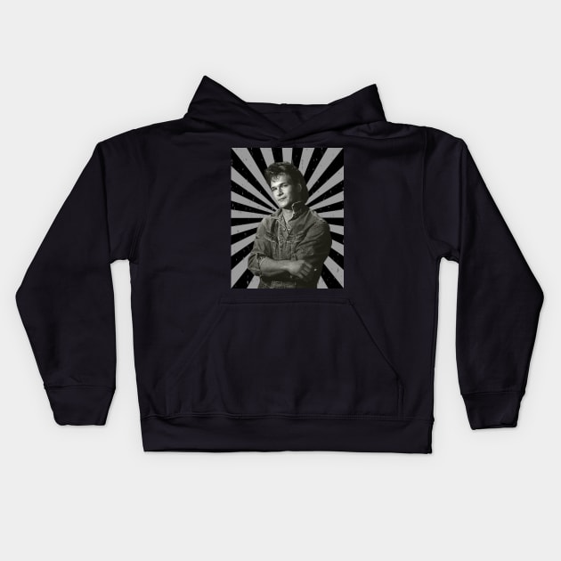 Retro Swayze Kids Hoodie by Tiru Store 